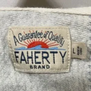 Faherty Label Faherty | Shirts | Faherty Brand Label With Red And Blue Design | Poshmark